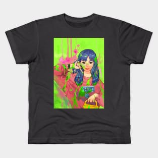 girl illustration Kids T-Shirt